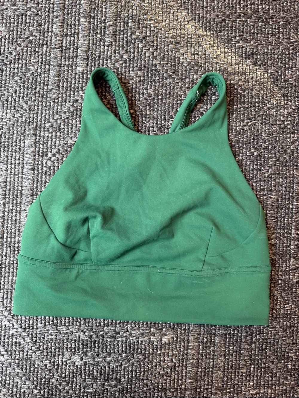 lululemon athletica Emerald Green High-Neck Sports Bra